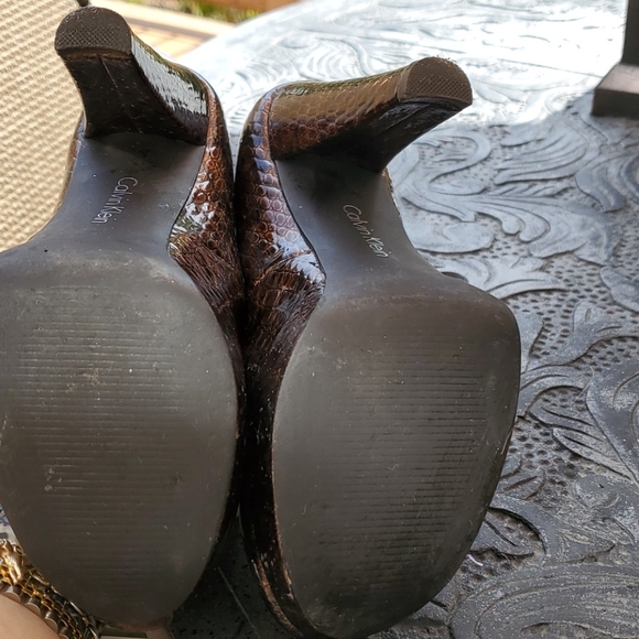 Croc print Calvin Klein Size 6 stunners - Picture 5 of 6